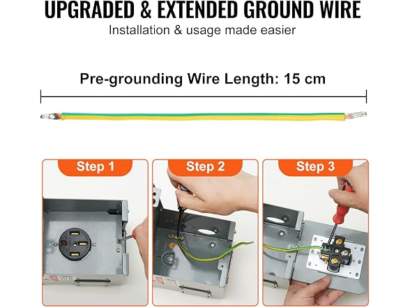 VEVOR 50 Amp RV Power Outlet Box