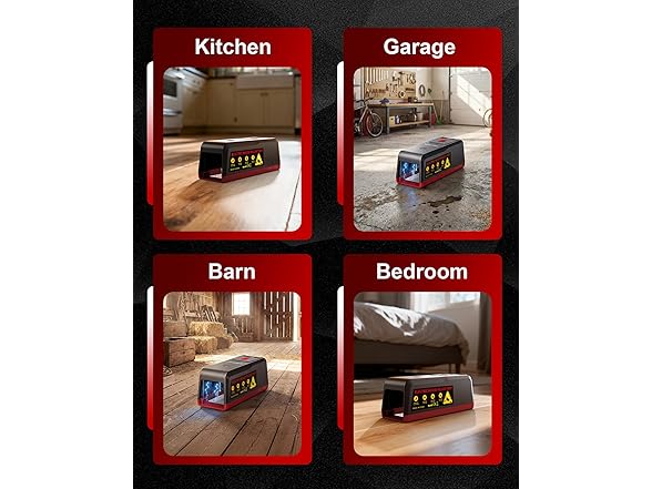 XMUNIHA Electric Mouse Trap Zapper