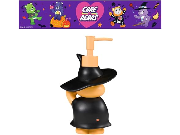 Care Bears Cheer Bear Wicked Witch Halloween Soap Pump