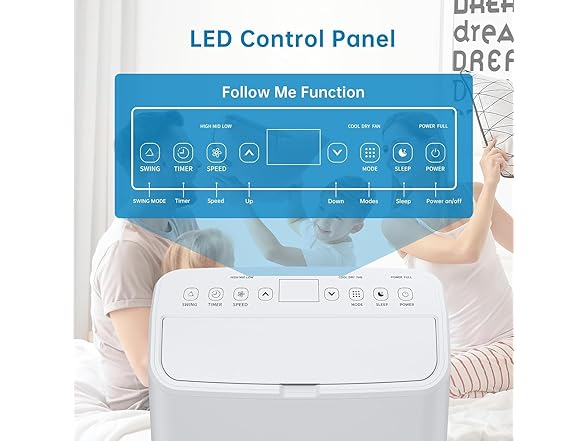 Vossfamul 14,000 BTU 3-in-1 Portable AC