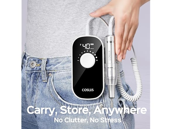 COSLUS Rechargeable Electric Nail Drill