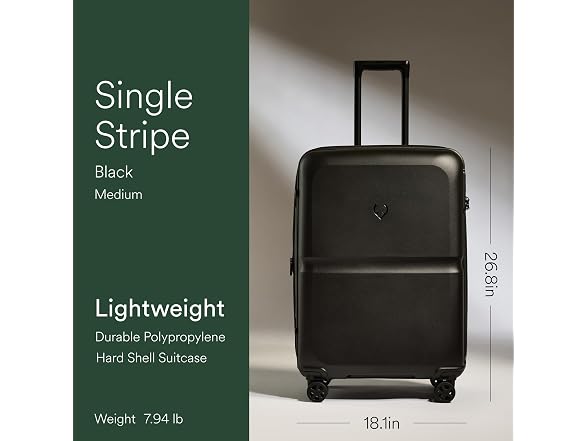 ANTLER Single Stripe 26" Medium Hard Shell Luggage