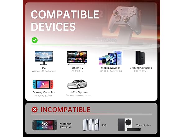 GUSGU G7 Wireless Gaming Controller