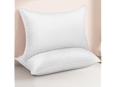 $18.99, Was $80, 76% Off! HEYCUZI Queen Down Alternative Bed Pillows dealfomo