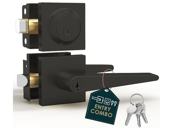 Matte Black Entry - Combo