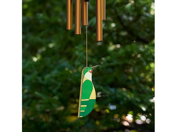 Red Carpet Wind Chimes Hummingbird 36in
