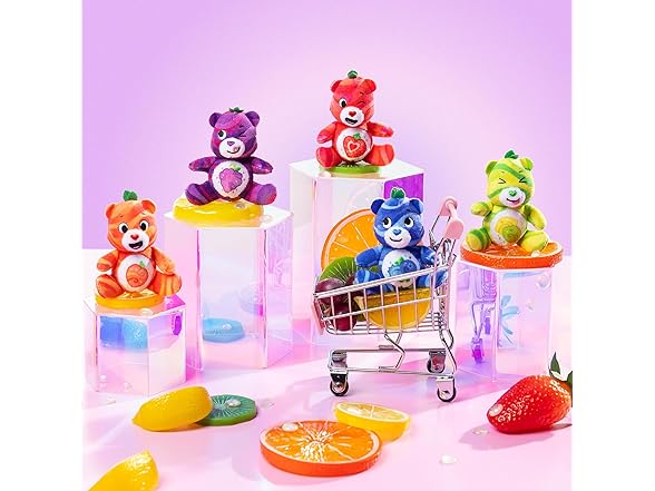 Micro Teenies Care Bears Fruit Friends 5-Pack