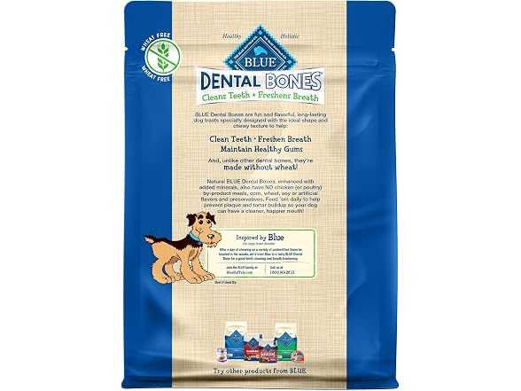 Blue Buffalo Dental Bones Mini Natural Dog Treats