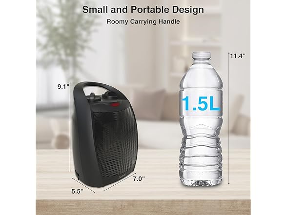 Quiet Portable Heater for Office Desk
