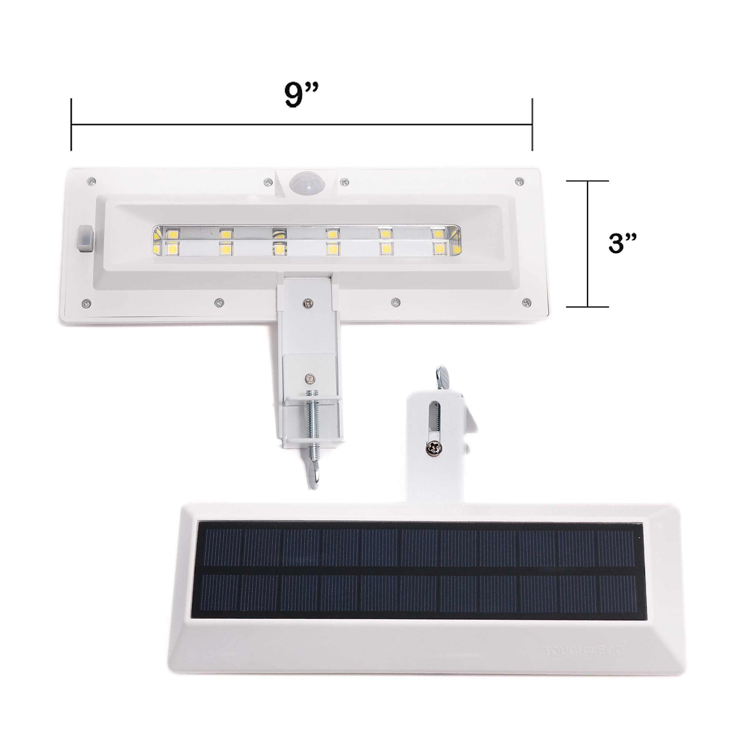 Solar Motion Detector Outdoor LED Lights - 2 Pack - Gallery 9