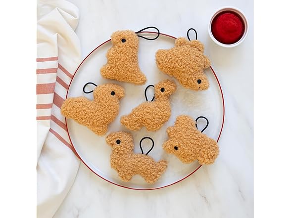 Russ Snackeez 3.5-Inch Keychain Dino Nuggets 6-Pk