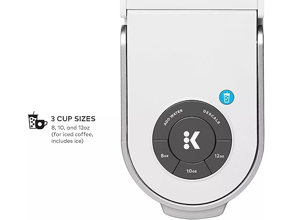 Keurig KIPK900FWH K-Iced Plus Single Serve Coffee Maker