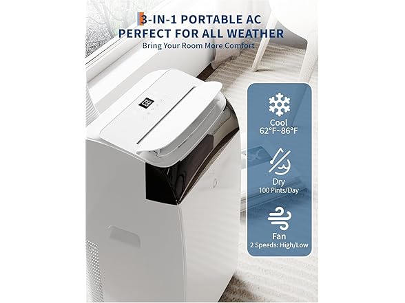 GarveeLife 14,000 BTU Portable Air Conditioner
