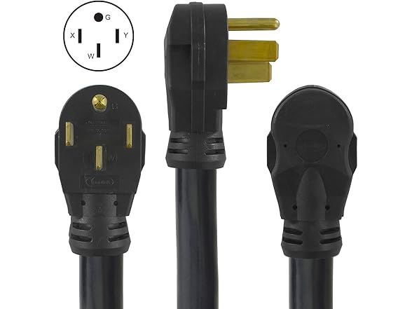 Conntek 1450SS2-15 50A Temp Power Generator Cord, 15ft