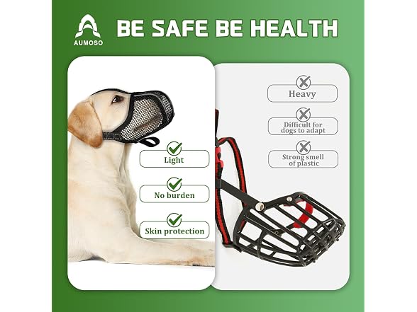 Dog Muzzle Basket Soft Dog Muzzle for Small