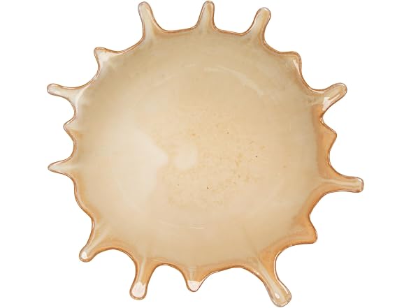 Creative Co-Op Stoneware Sunburst Artisan Bowl