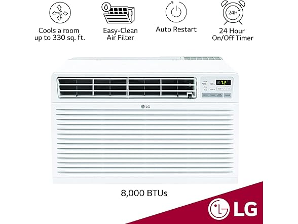 LG 8,000 BTU Wall AC | LT0816CER
