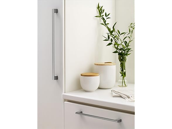 Amerock Riva Pull, 18", Graphite