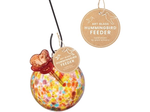 Red Carpet Hummingbird Feeder Multicolor