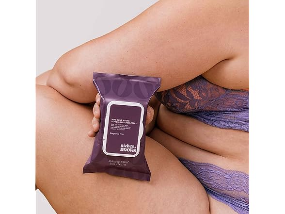 Niches and Nooks Feminine Flushable Wipes 45ct