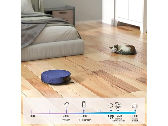 OKP K3 Robot Vacuum Cleaner, Blue