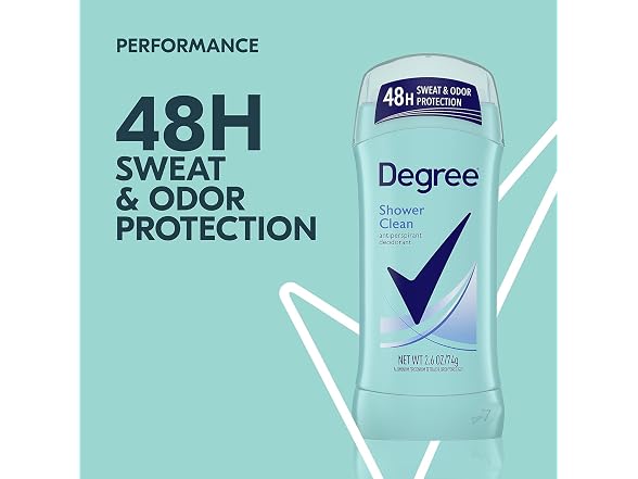 Degree Women Shower Clean Invisible Deodorant 2.6oz