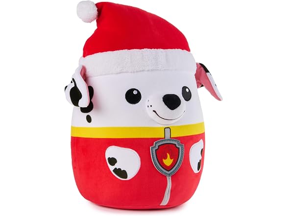 PAW Patrol Winter Holiday Marshall Squish Plush