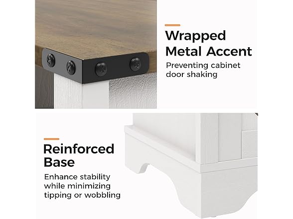 RoyalCraft Nightstand Set of 2