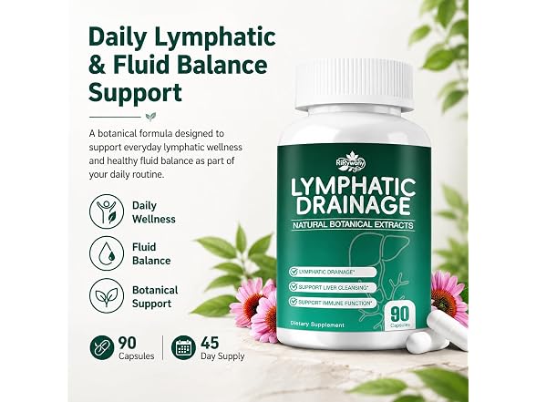 Lymphatic Drainage Supplement, Herbal