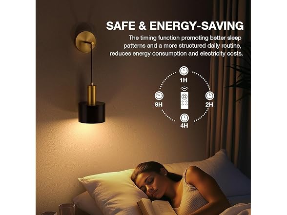 Ownprit Rechargeable Wall Sconces Set
