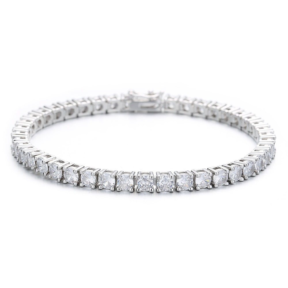 Simulated Diamond Tennis Bracelet - Gallery 3