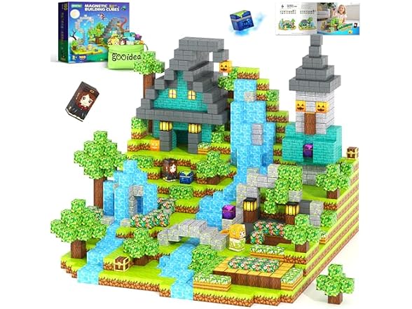 Gooidea 150-Piece Magnetic Blocks STEM