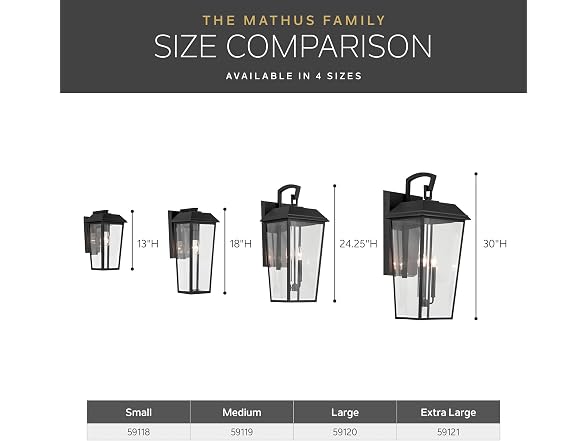Kichler Mathus 1-Light Olde Bronze Luxe