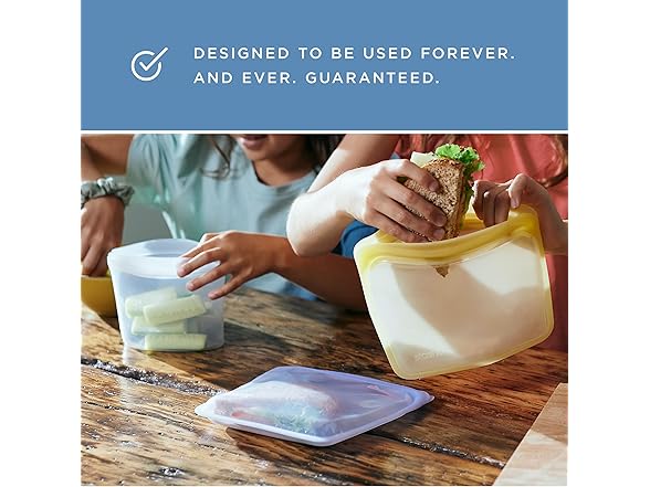 Stasher Premium Silicone Reusable Food Storage