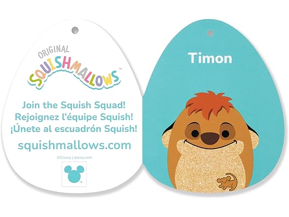 Squishmallows Original Disney 14-Inch Timon