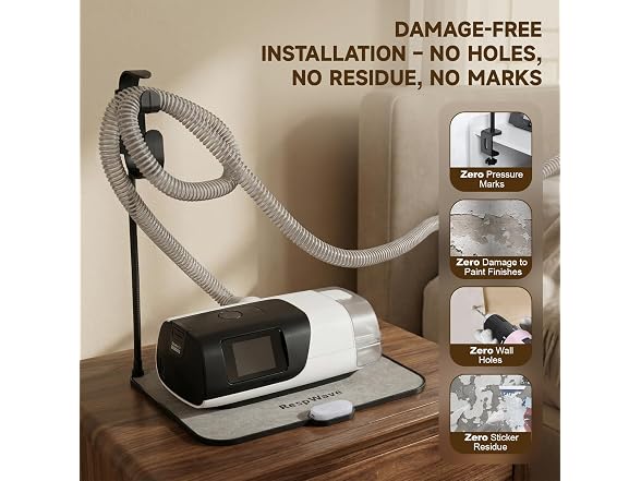 RespWave Bedside CPAP Hose Holder