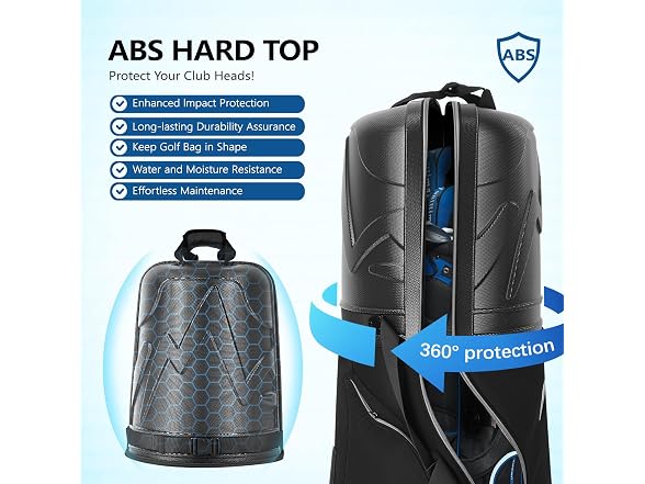 PC Hard Top Golf Travel Bag