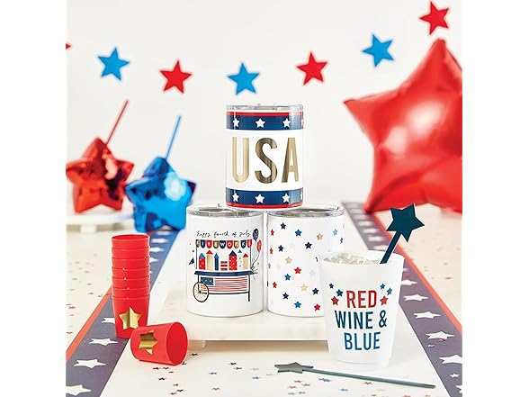 Slant Party Supplies Insulated Travel Tumbler