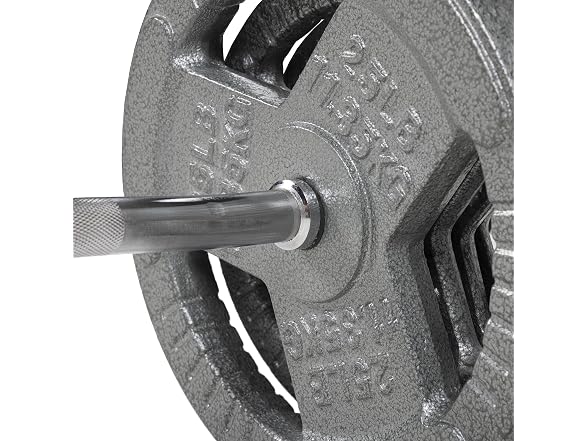 Fitvids 5 FT Standard Barbell, Star Locks, Chrome