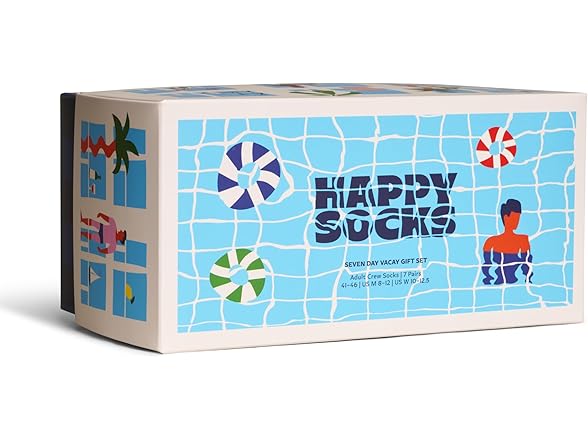 Happy Socks Unisex Seven Day Gift Set