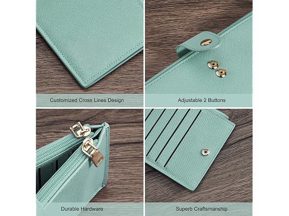 Travelambo RFID Wallet, Women's Large