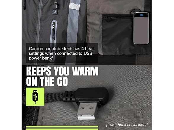 Pioneer Hi Vis Waterproof Heated Safety