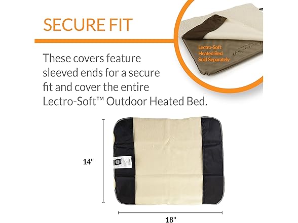 Lectro-Soft Outdoor Heated Cat Bed Cover
