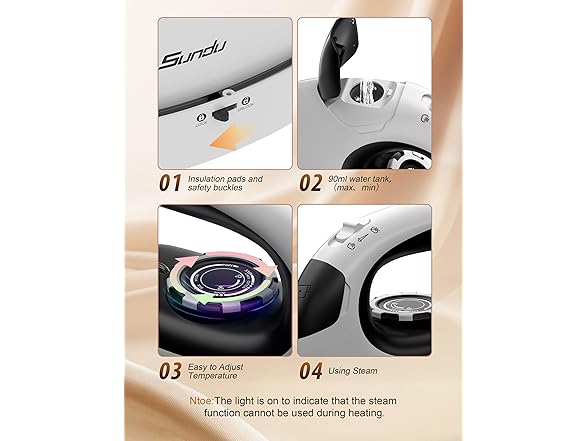Mini Travel Iron with Steam