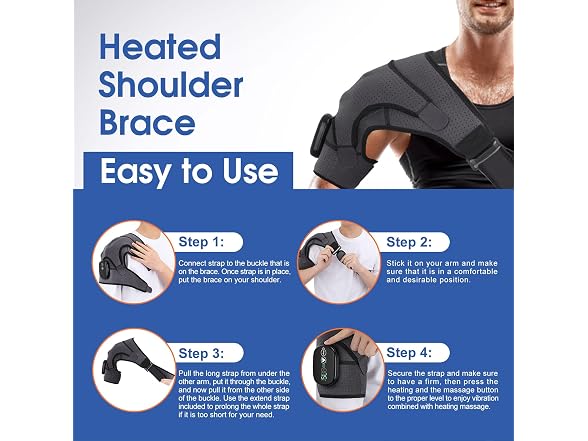 AFDEAL Cordless Shoulder Heating Pad