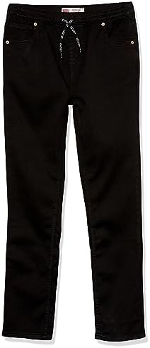 Levi's Boys' Skinny Fit Pull On Jeans, Black, 14