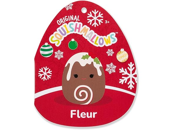 Squishmallows Original 8in Fleur The Yule Log