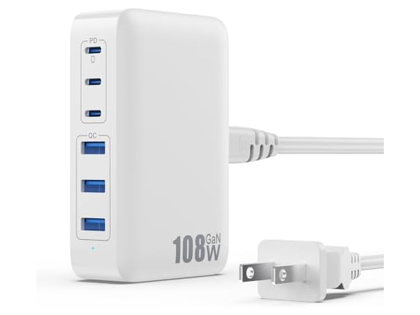 $14.99, Was $22.99, 34% Off! 108W USB C Charger Block Station dealfomo