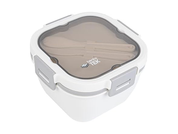 Restaurantware Bento Tek 57.5 Ounce Bento Box