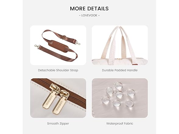 LOVEVOOK Puffer Weekender Bags